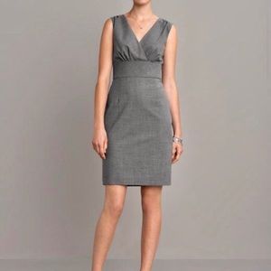 Banana Republic gray sheath dress - size 8